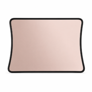 Waves Soft-Edge Wall Mirror — Black Frame