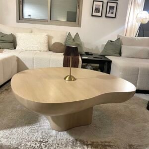 Dune Cloud Coffee Table — Bleached Oak
