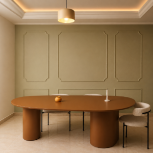 Flow Dining Table — Umber