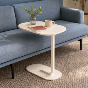 C Shaped Side Table