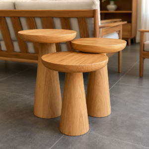 Mushroom Side Tables